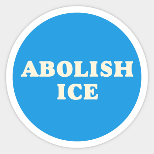 Abolish Ice Sticker